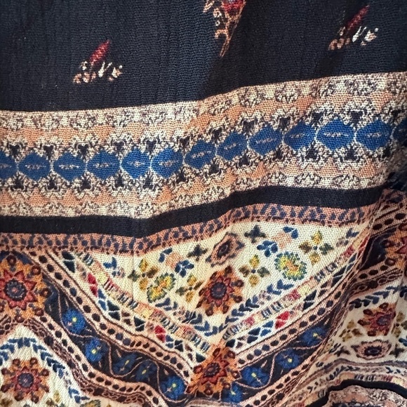 Artesia BOHO sleeveless blouse XXL Blue NWT - Picture 4 of 7